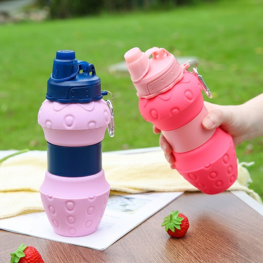 Collapsible Silicone Water Bottle